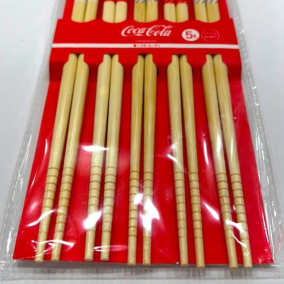 3 for $10 🐥Coca Cola 5 pairs of chopsticks - Picture 3 of 3